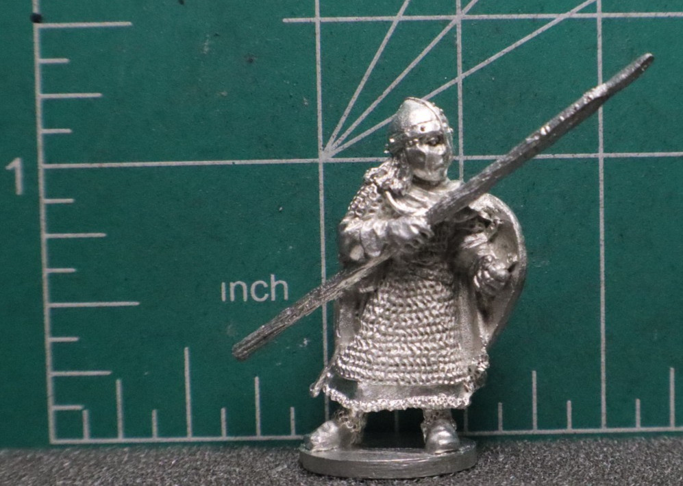 Hobby Products Metal Magic - Metal Miniature  - FIGHTER WITH SPEAR  - 25mm scale