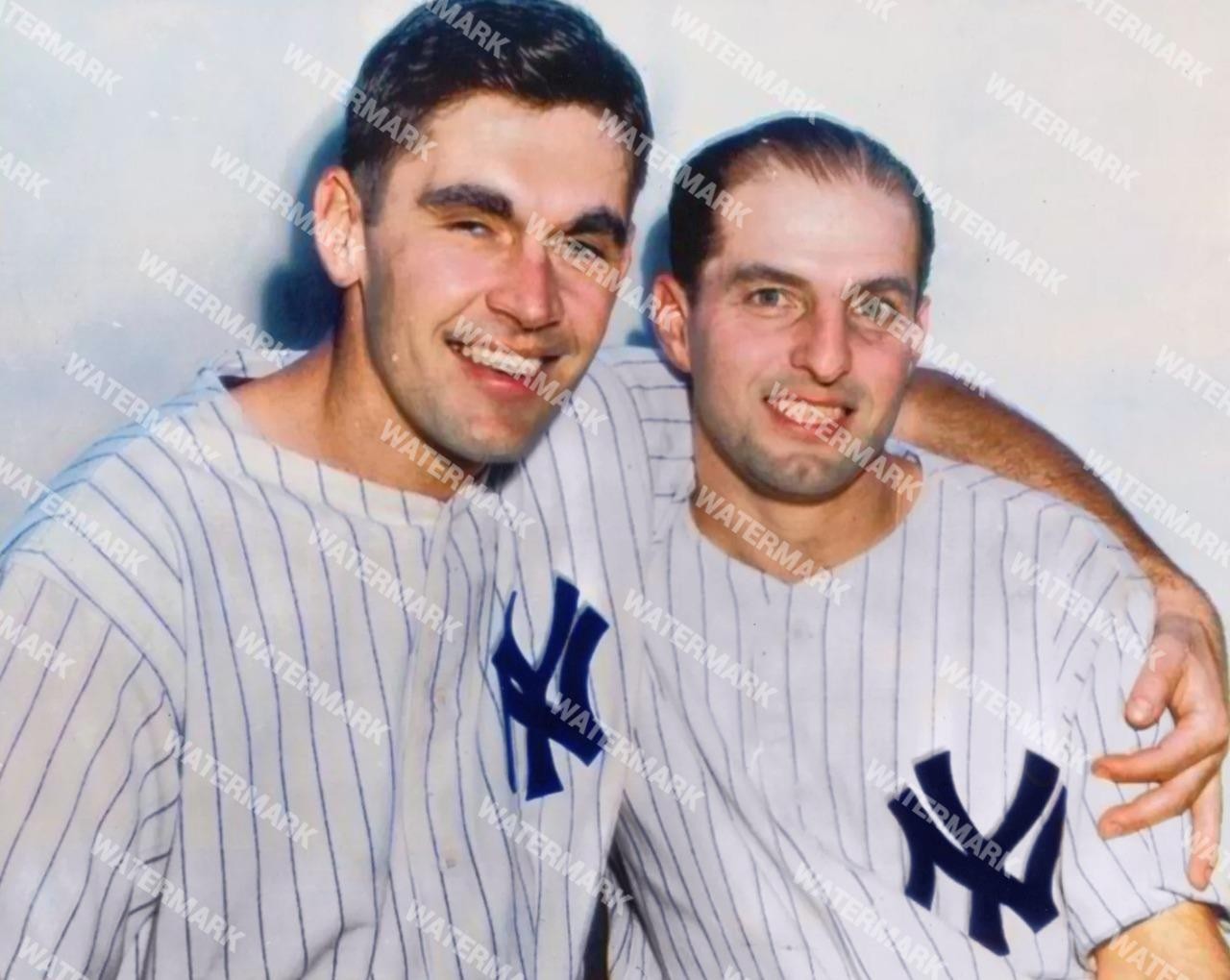 GW365 Johnny Lindell - Tommy Henrich NY Yankees 8x10 11x14 16x20 Colorized Photo