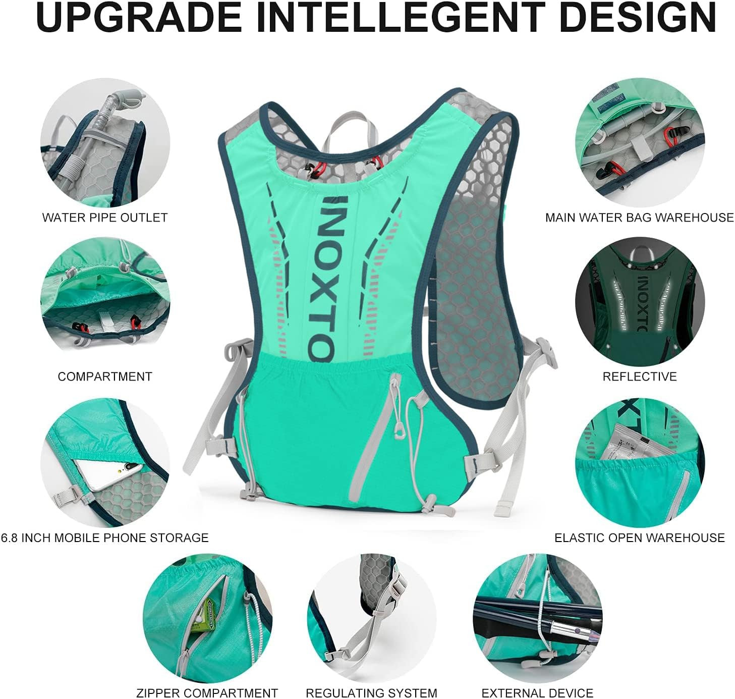 Running Hydration Vest Backpack