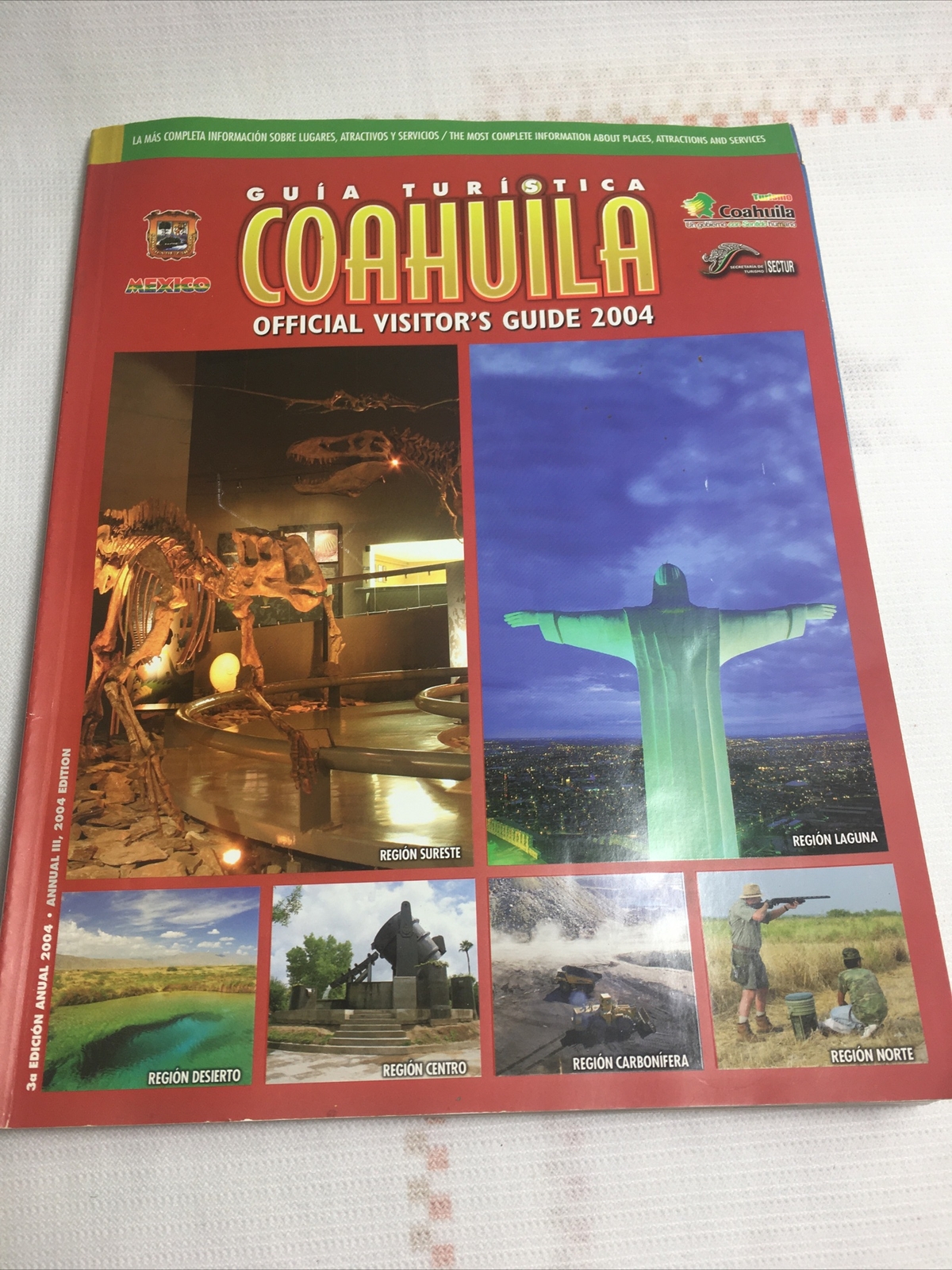 2004 Coahuila Mexico Official Visitors Adventure Guide Guia Turistica