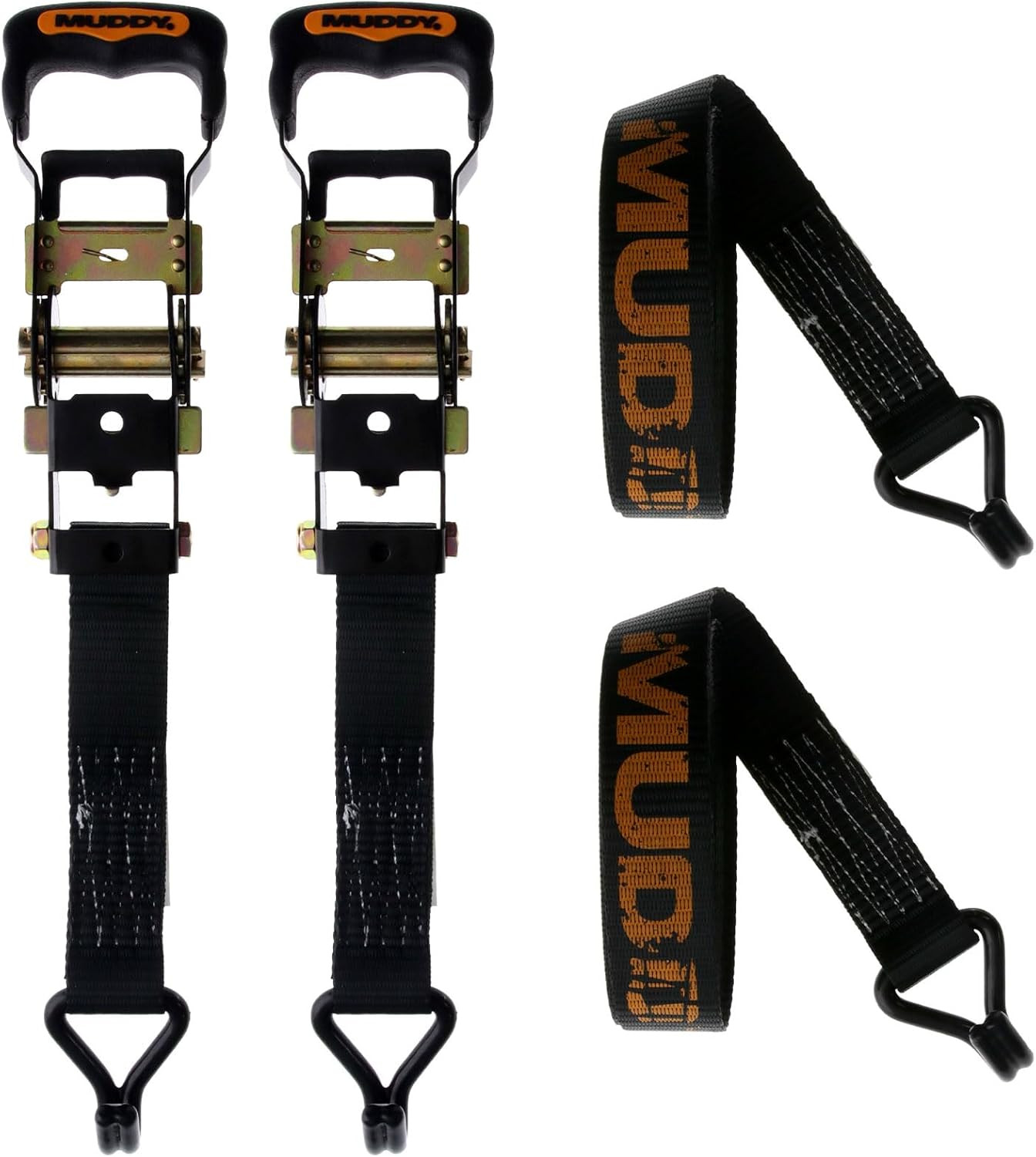 Heavy Duty Ratchet Strap 16' 2PK