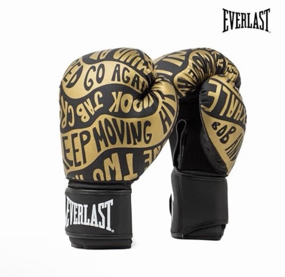 Everlast Spark Boxing Training Gloves (16 oz | Black/Gold) NEW!