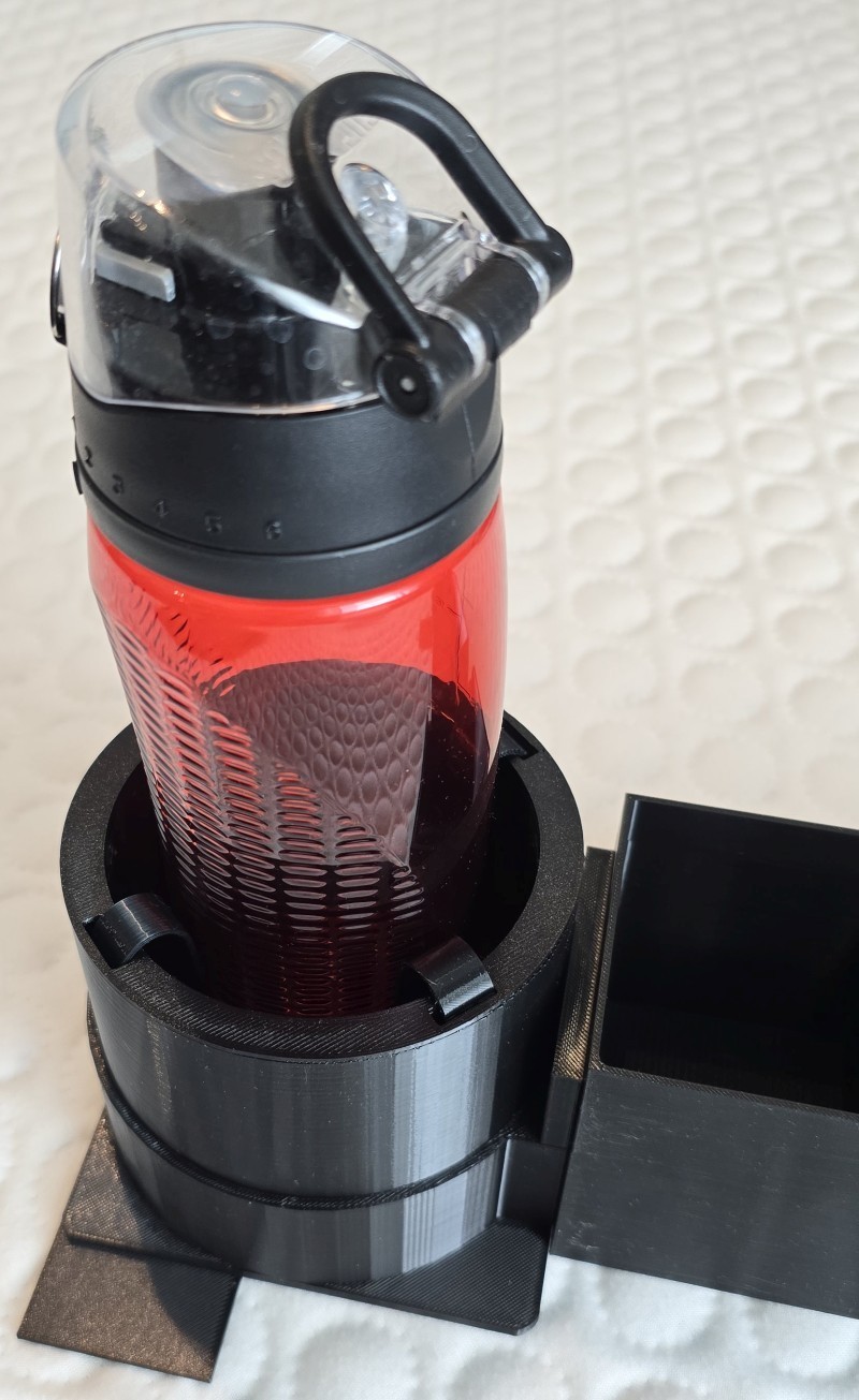 Airplane Center Console Custom Organizer Cup Holder - Modular - 3D Printed PETG
