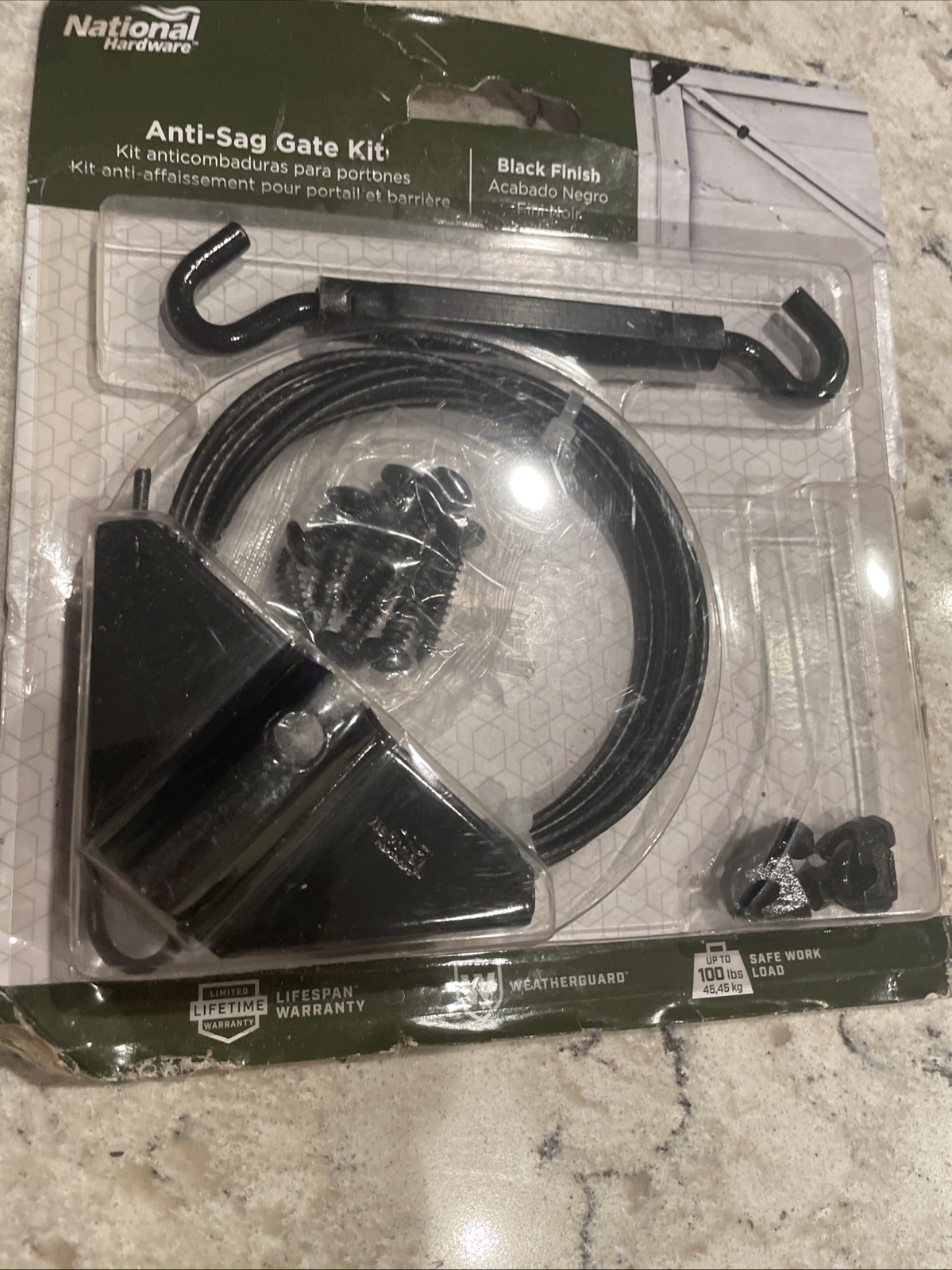National Hardware N192-211 Gate Anti-Sag Kit Zinc Plated Repair BRAND NEW SEALED