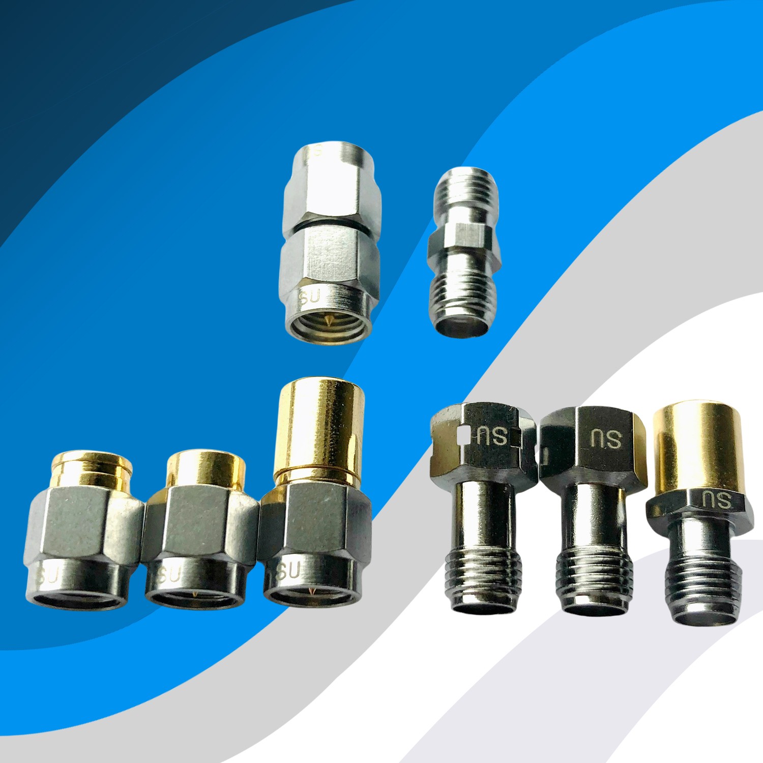 8pcs SMA RF instrument calibration test for DC-6GHz open and short circuit load