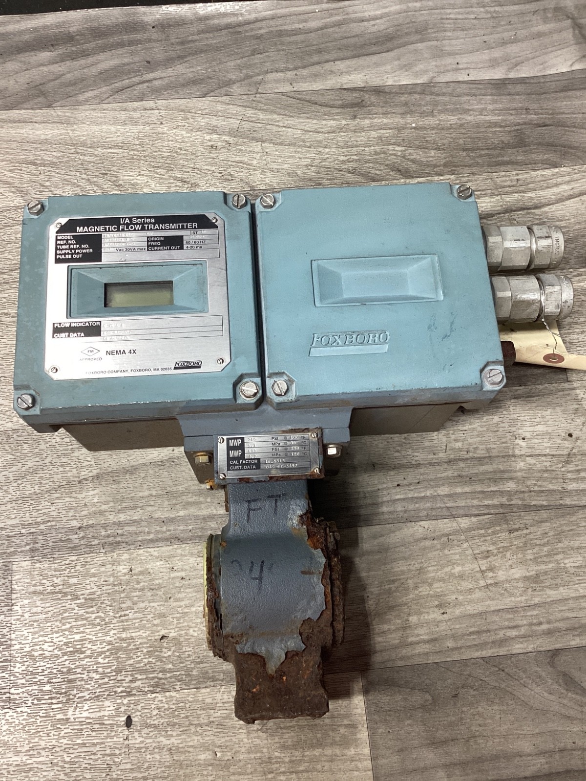 Foxboro IMT20-TA10FGZ MAGNETIC FLOW TRANSMITTER #100H107PR8