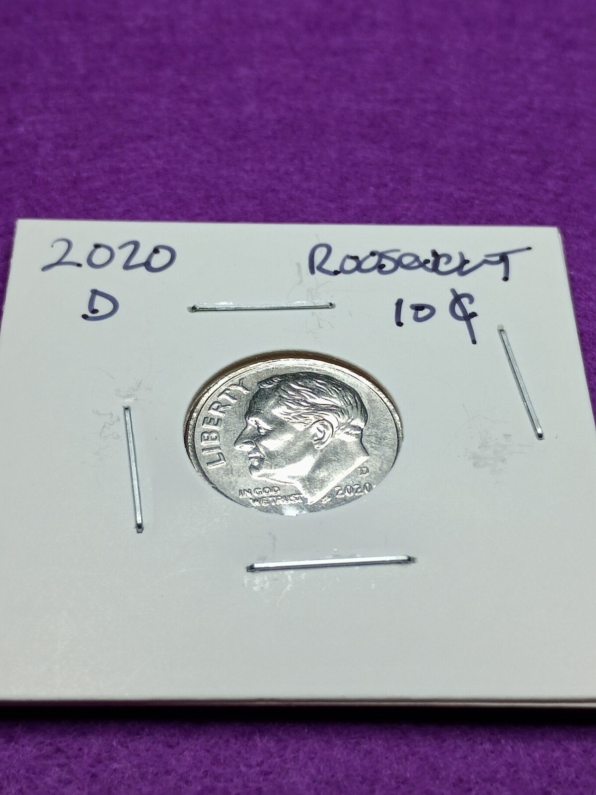 2020 D Roosevelt Dime --BU--From Bank Rolls