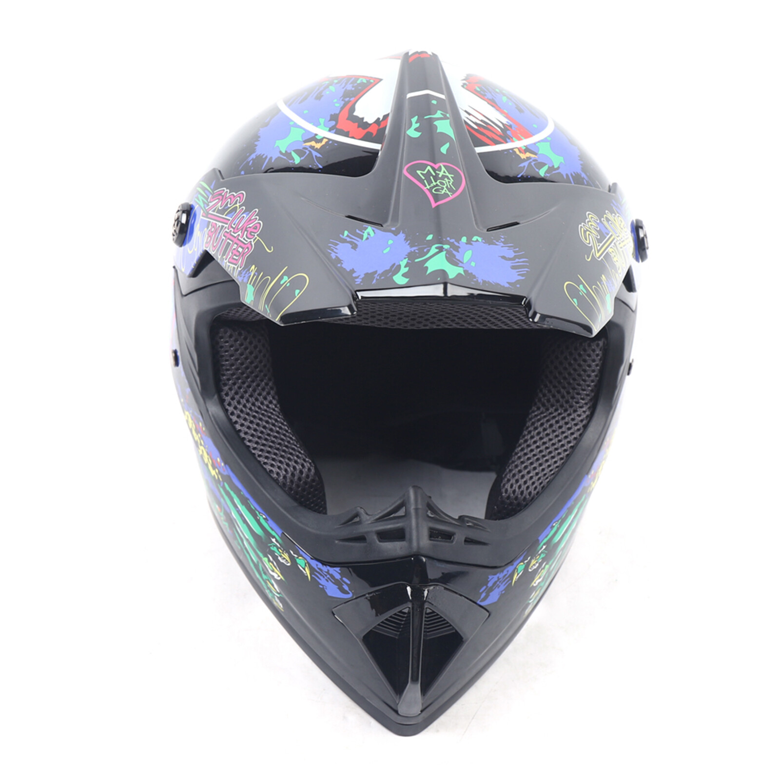 Motorcycle Helmet with Gloves Motorcycle Helmet Set Motocross Helmet Kit L