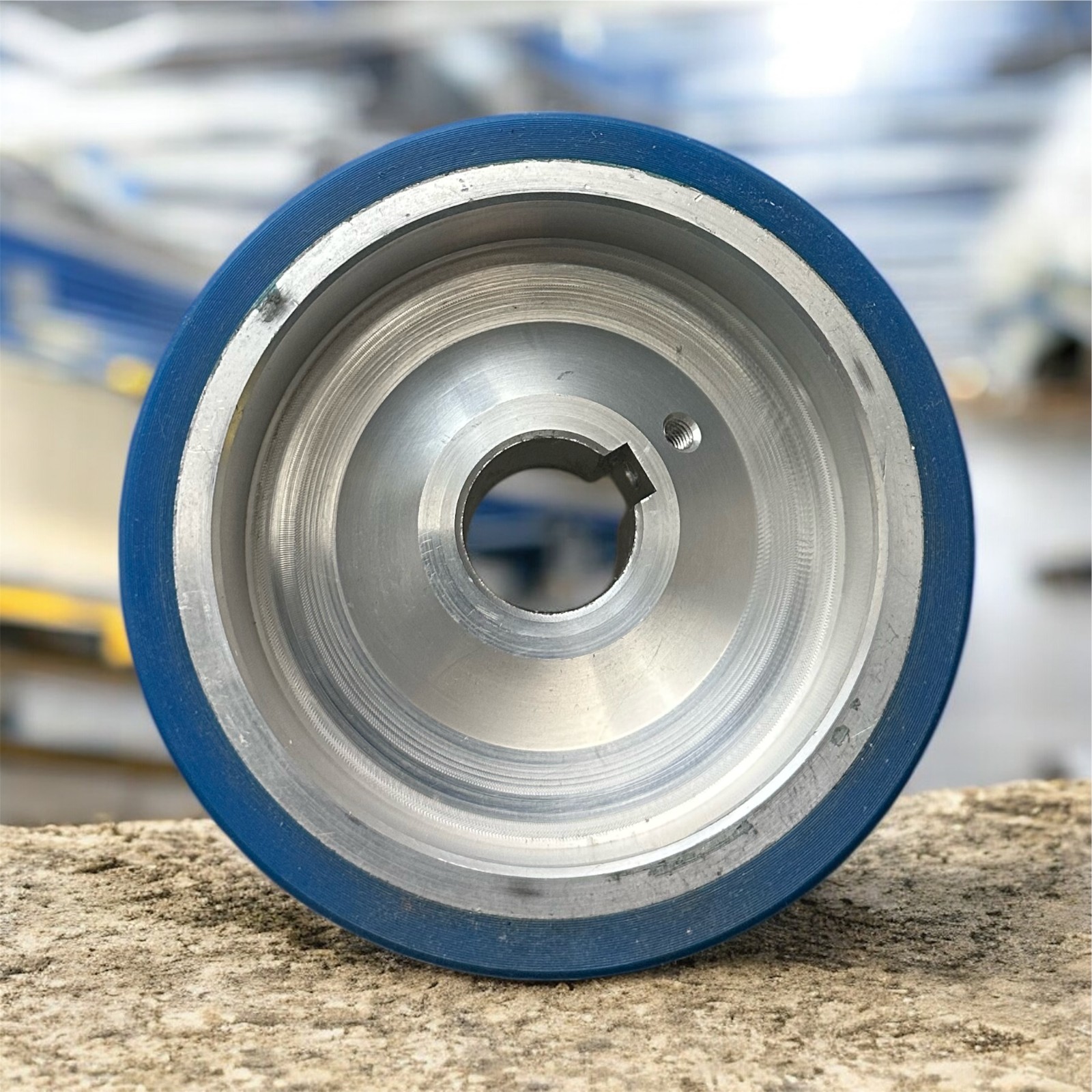 Belt Grinder Wheel, Drive wheel,  4.5 inch Drive /  24mm Bore, Grinding Machines