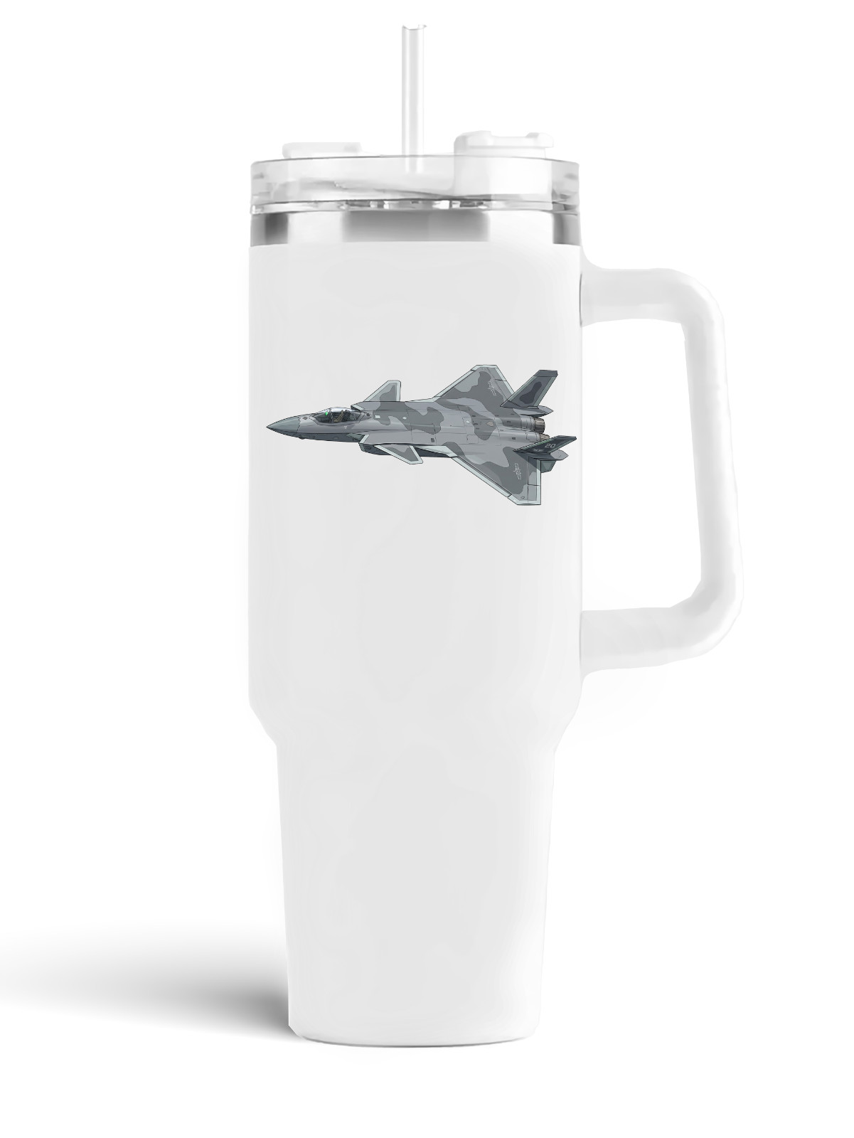 Chengdu J-20 Stainless Steel H2.0 Quencher Tumbler 40oz.