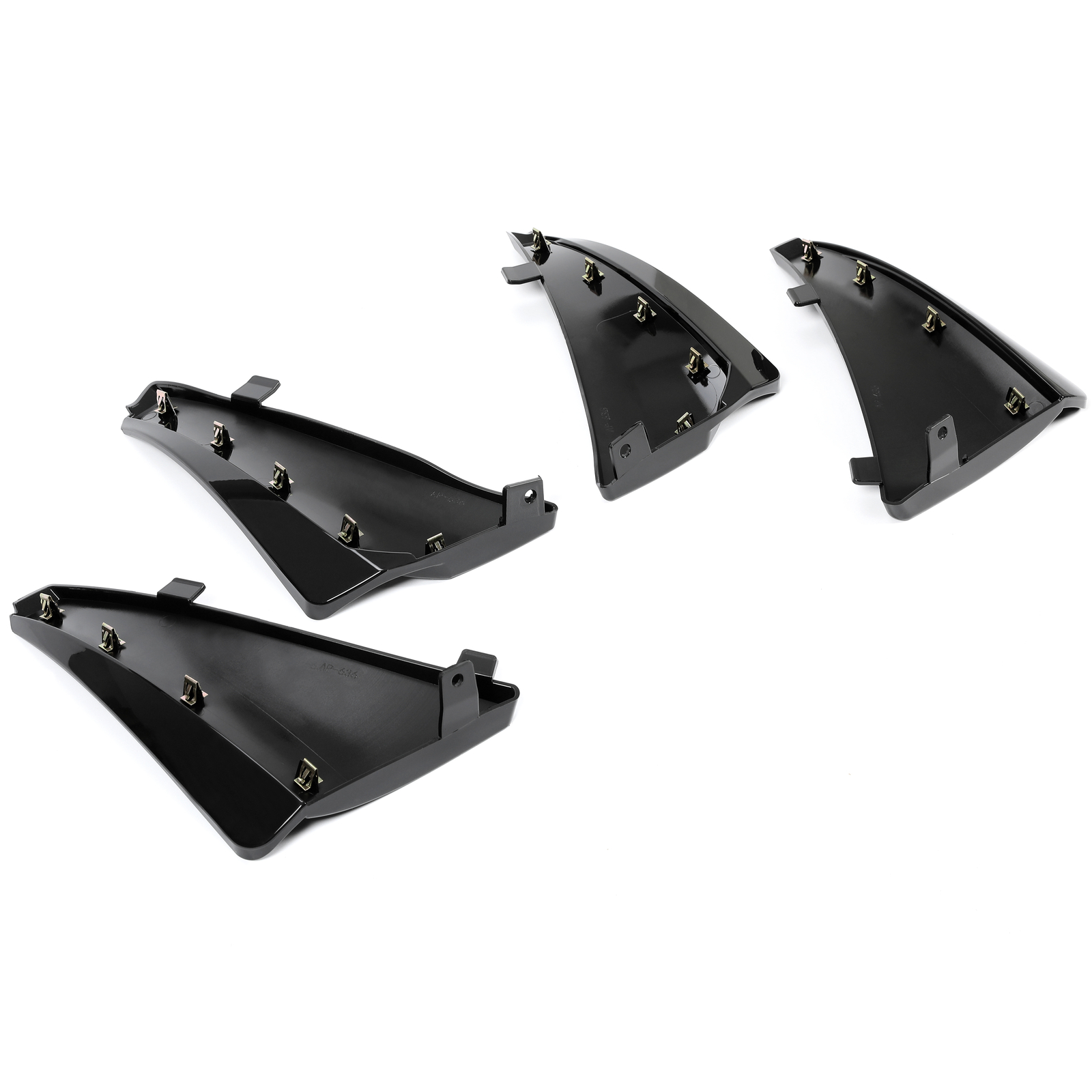 For Corvette C8 2020-2023 XL Extended Black/Extended Front Rear Guard Mud Flaps