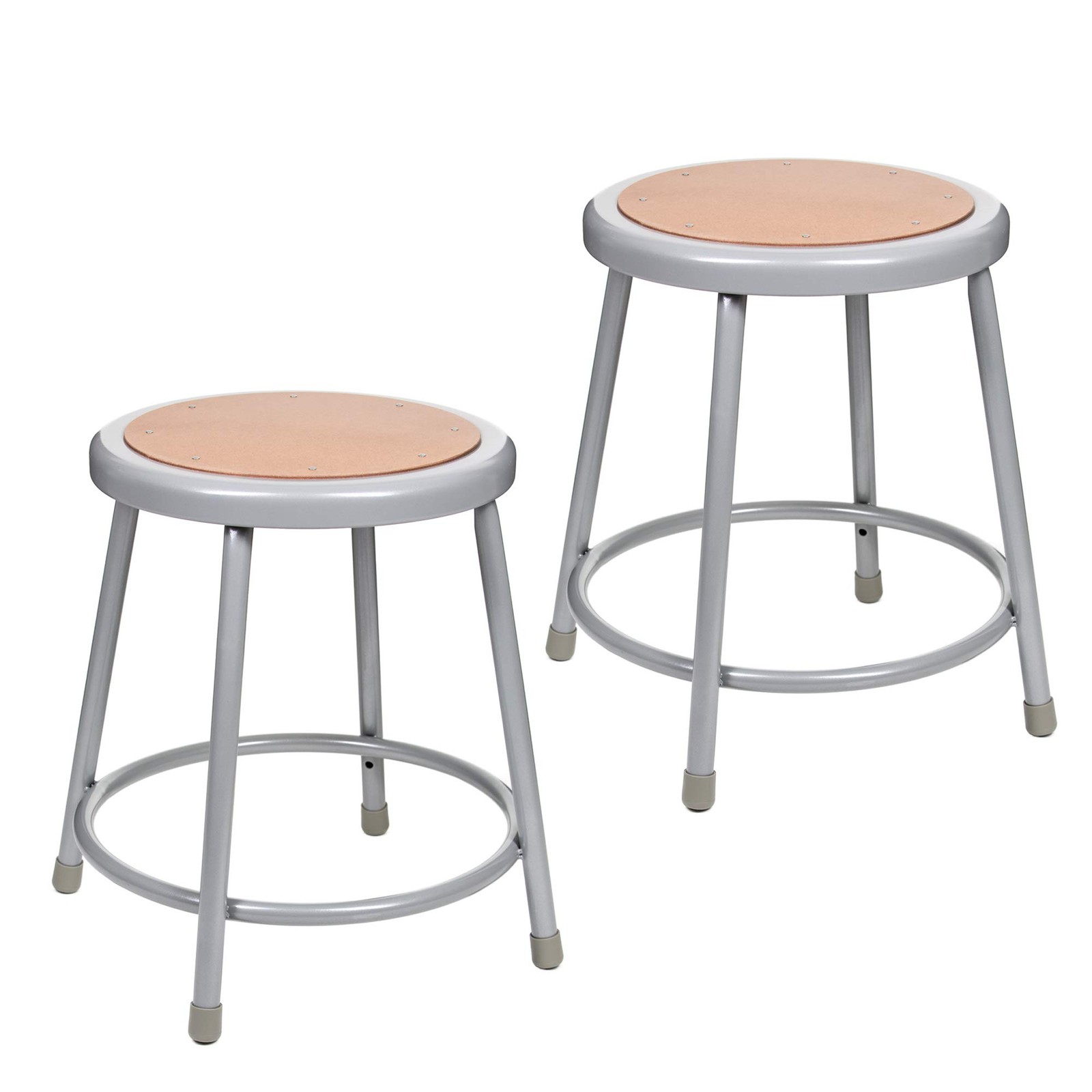 OEF6218/2 Premium Commercial-Grade All-Purpose Round Stool (18-inch Height, G...