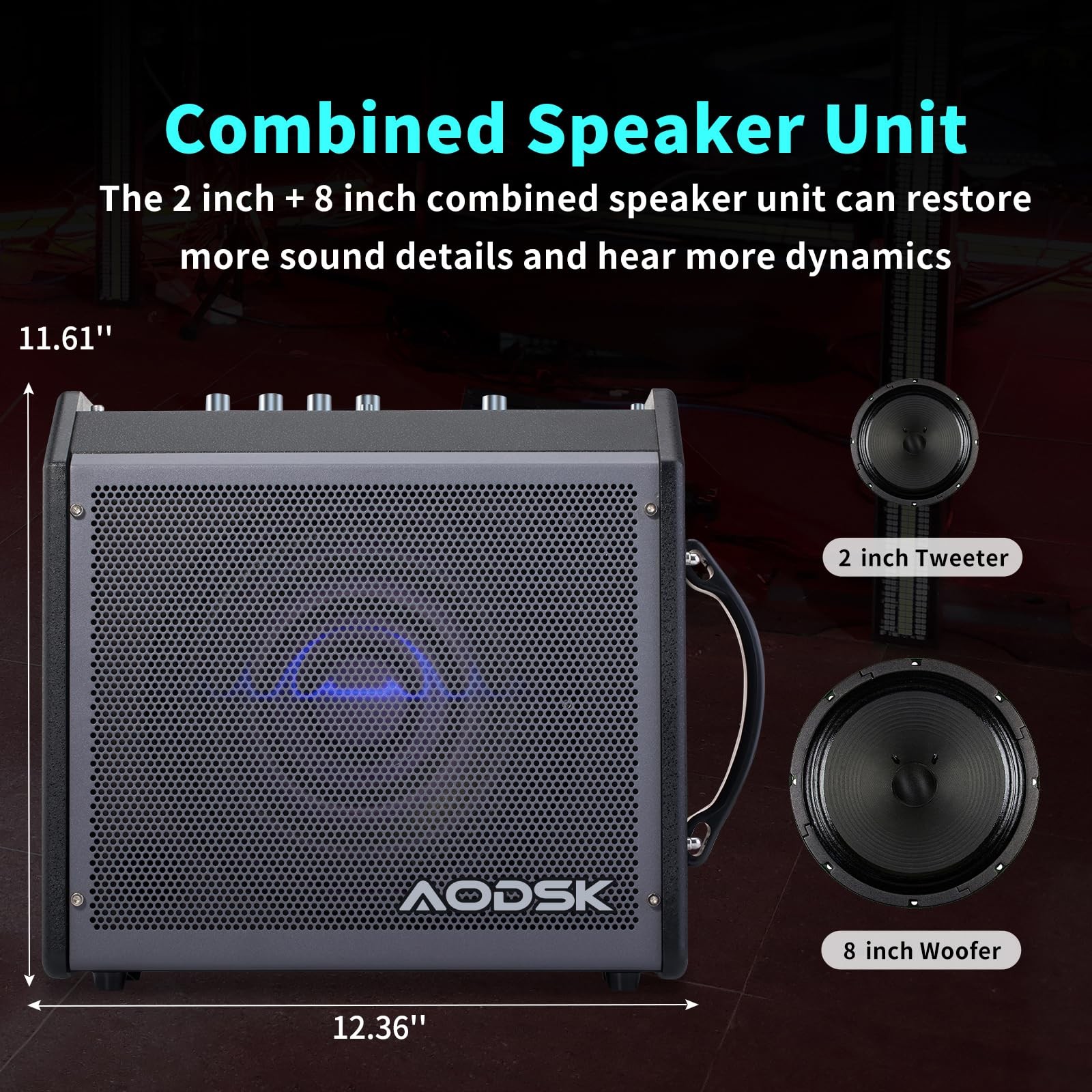 AODSK UAA-35 electronic drum amplifier