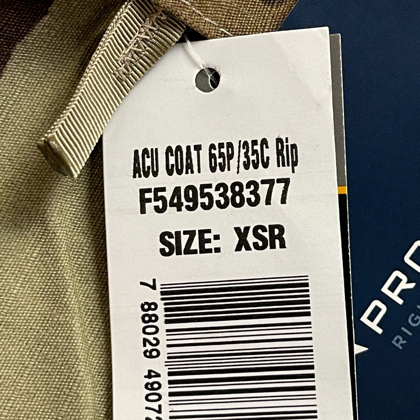 NEW ACU Propper Coat - Multicam - X-Small Regular