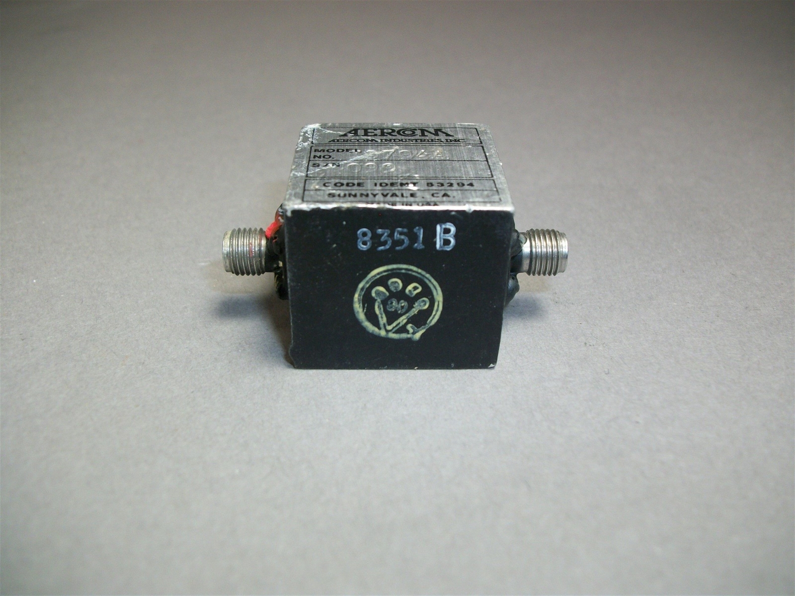 Aercom Industries / Narda 3794A SMA RF Isolator - USED