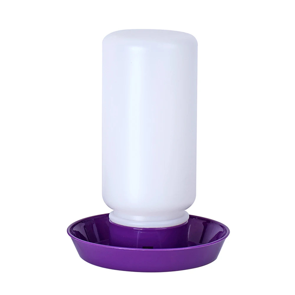 1L Automatic Chicken Waterer Bucket Poultry Drinker for Chickens & Quail