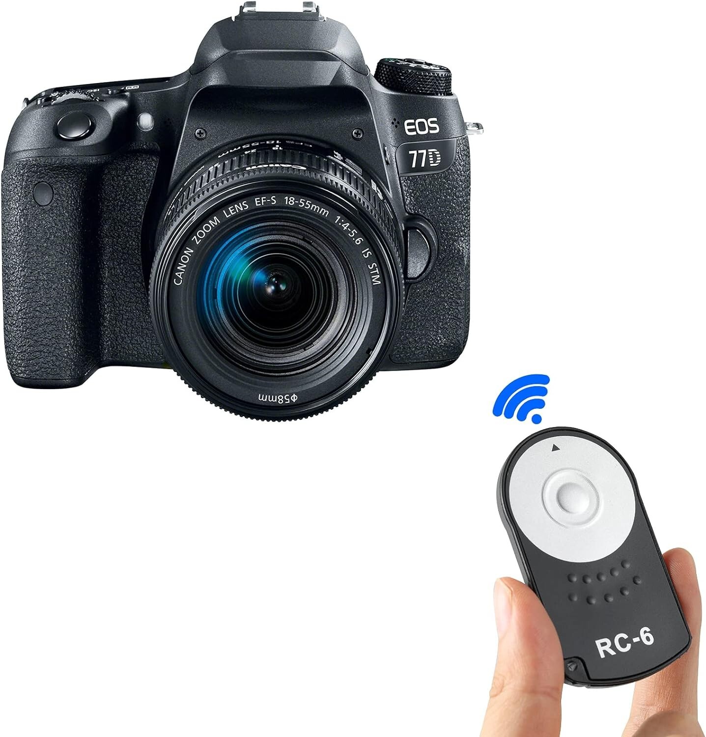 Wireless Remote Control For Canon RC-6 EOS Rebel M 5D Mark III IV 7D 90D 5DSR