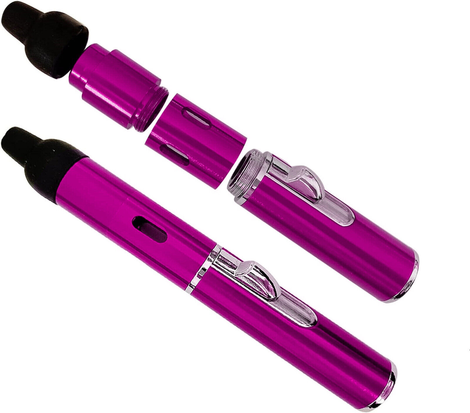New All-in-1 Pipe Windproof Click Butane Refillable Torch Lighter Click-N-Hit