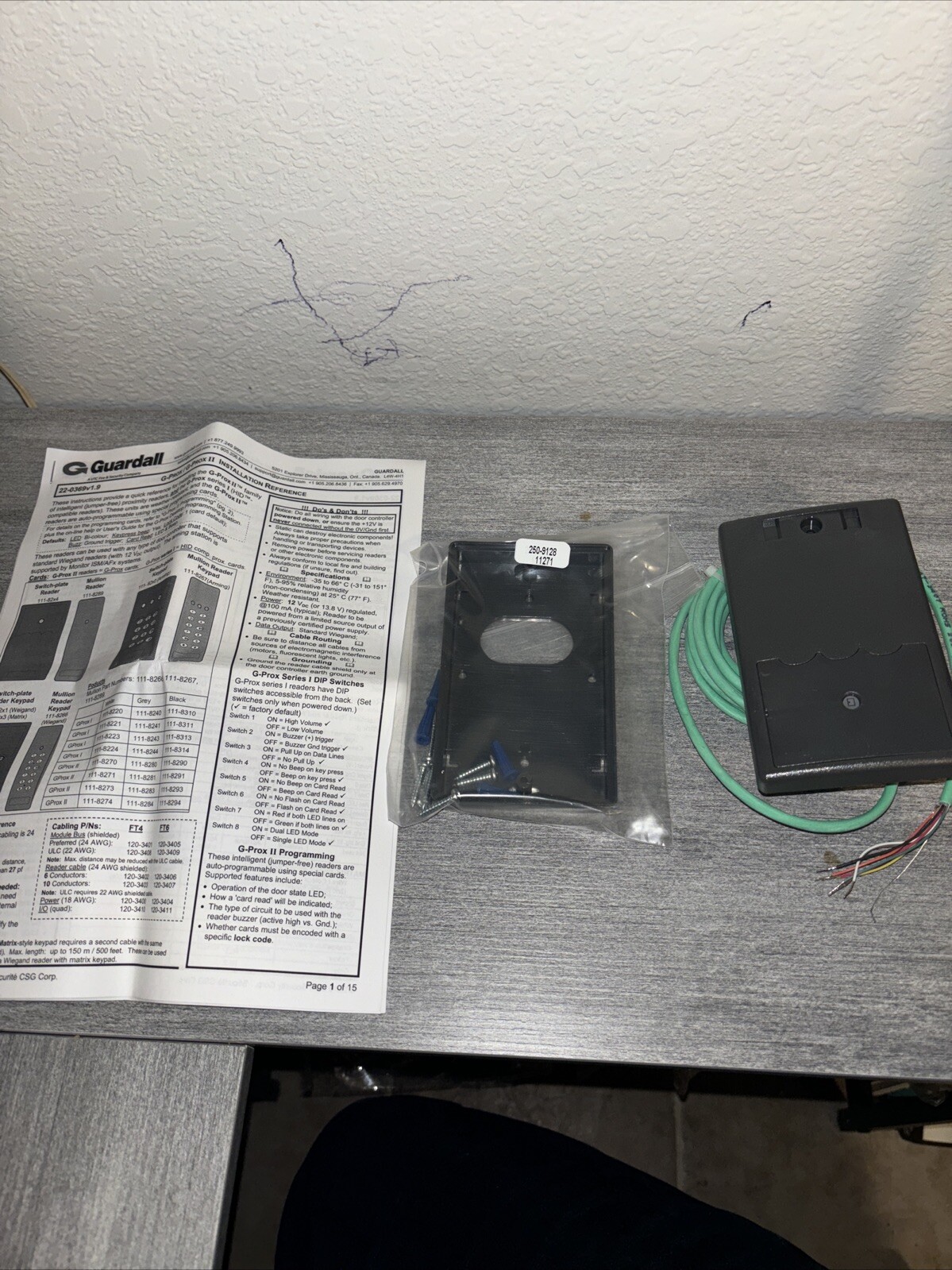 Lot Of 4 Guardall Switch Plate Reader SP2N New