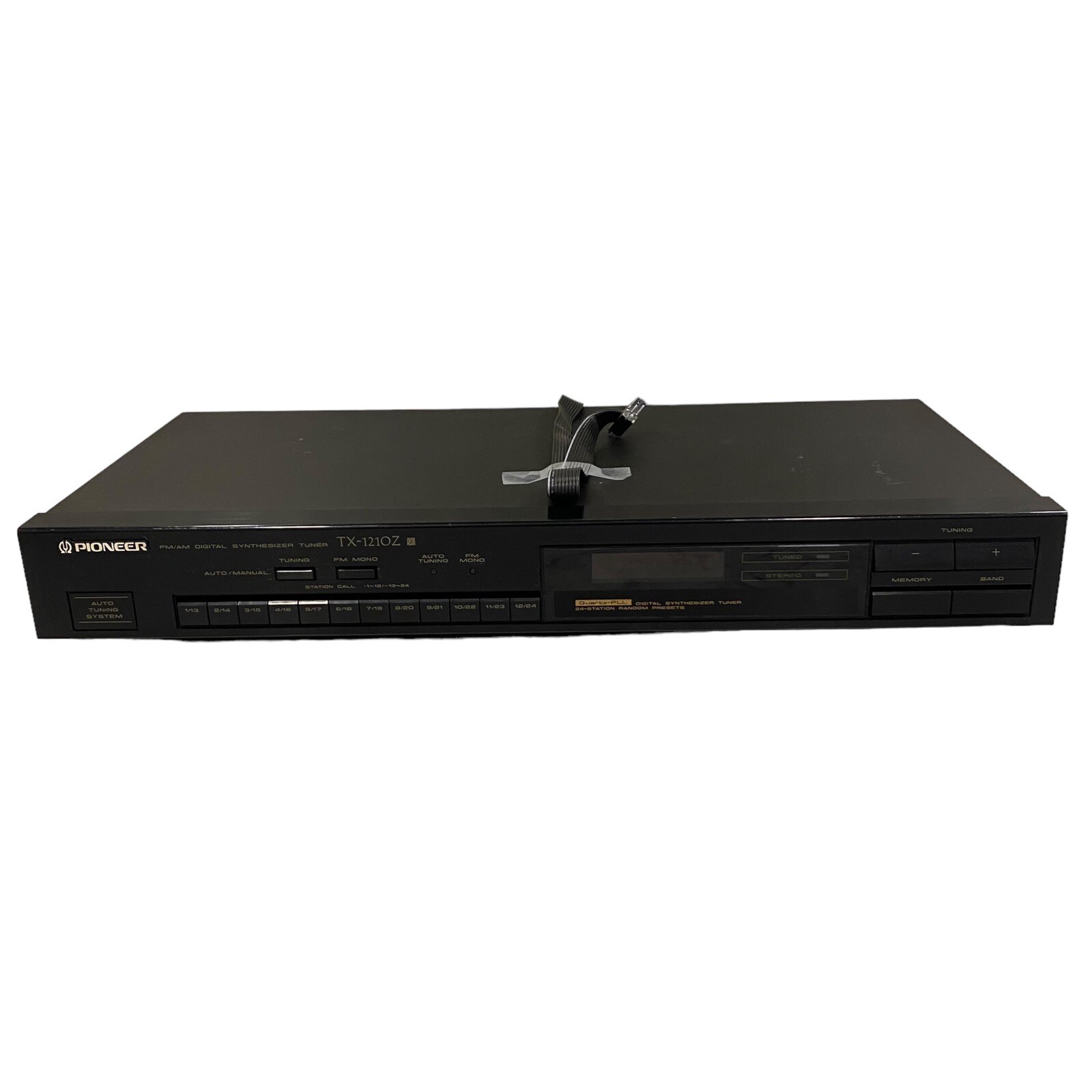 PIONEER TX-1210Z Digital Synthesizer AM/FM Tuner FOR PARTS - NOT WORKING
