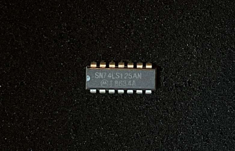 Motorola SN74LS125AN Quad Bus Buffers with 3-State Outputs