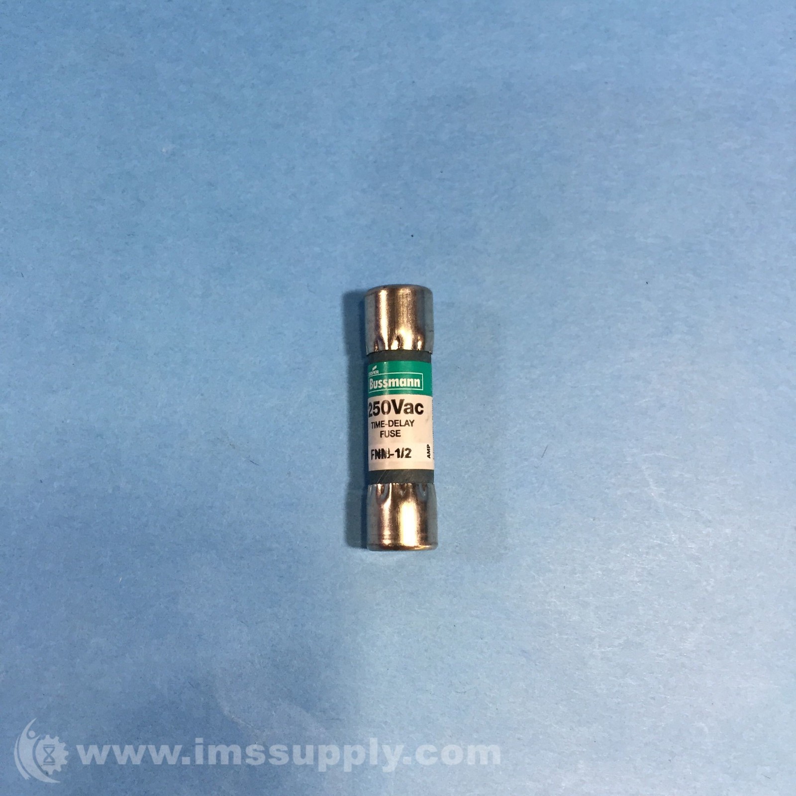 Bussmann FNM-1/2 Time Delay Fuse, 500 MA, 250V FNIP
