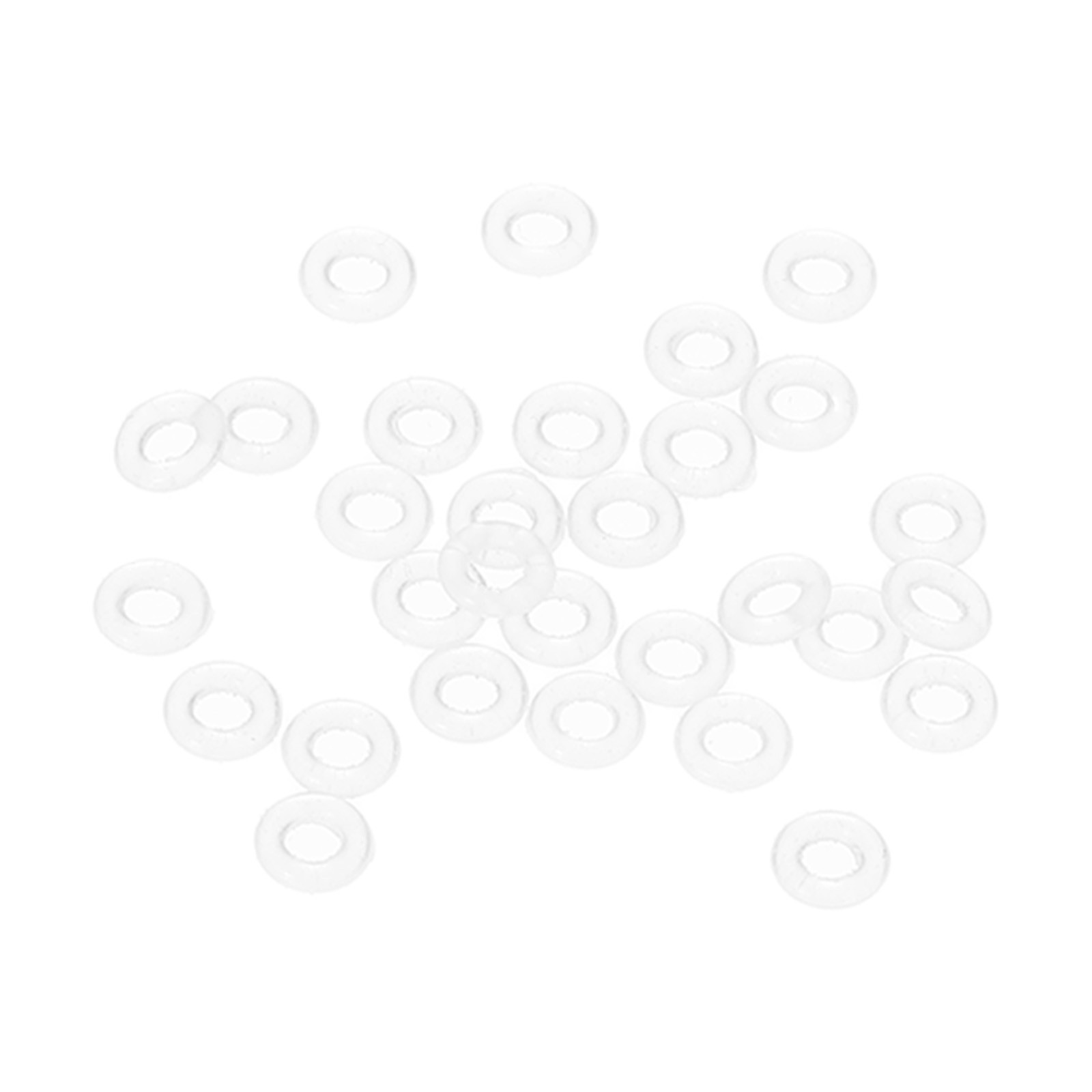 30 Pcs Dart Shaft O-Rings Non-Slip Dart Shaft Rubber O Ring White
