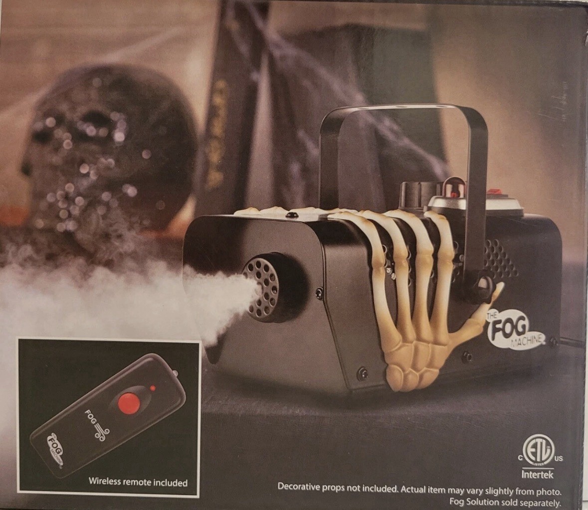Way to Celebrate Halloween Skeleton Hand Themed 400W Fog Machine