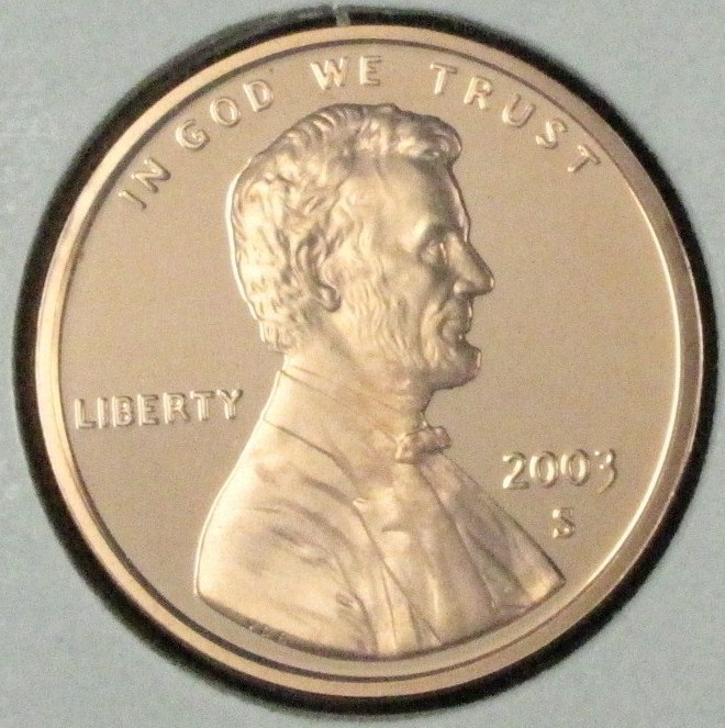 2003 S PROOF LINCOLN MEMORIAL CENT DCAM DEEP CAMEO BU BRILLIANT UNCIRCULATED