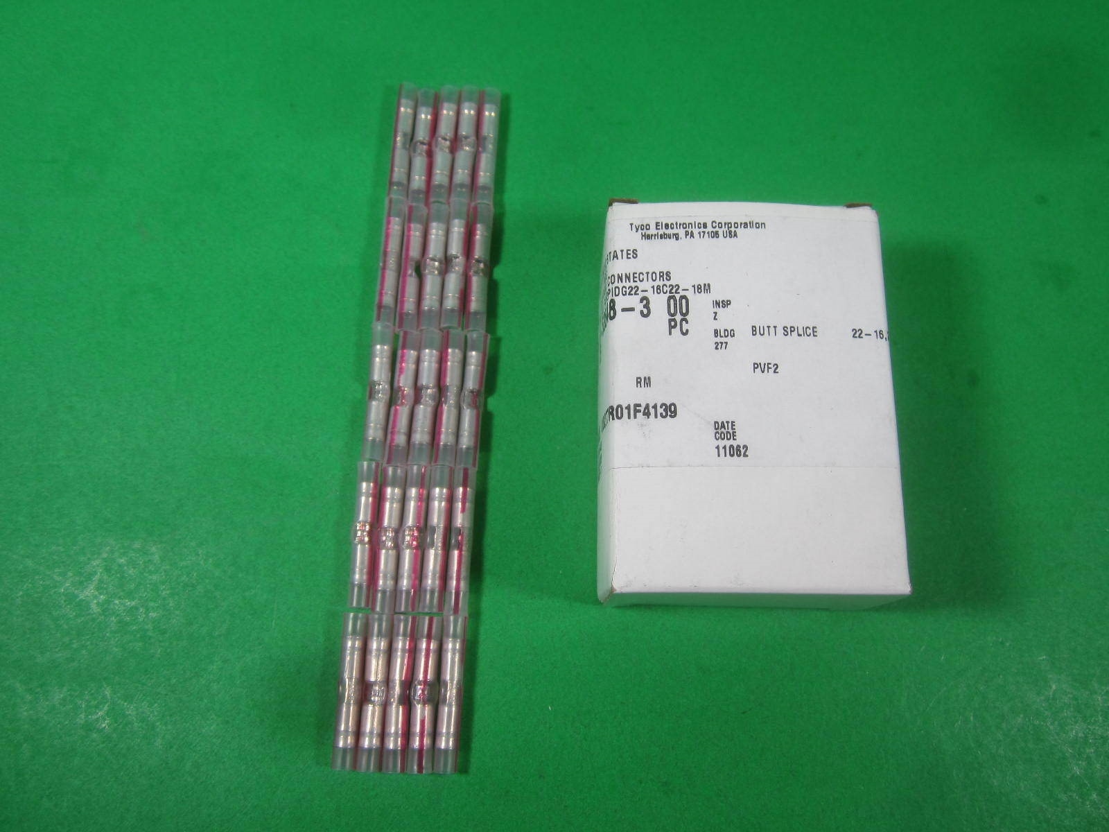 Tyco Electronic Electrical Butt Splice Connector -- 8-53548-3 -- (Lot of 25) New