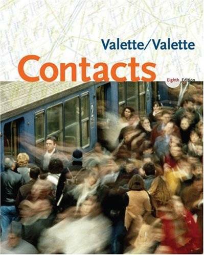 Contacts: Langue et culture franÃ§aises 8th edition - Hardcover - GOOD
