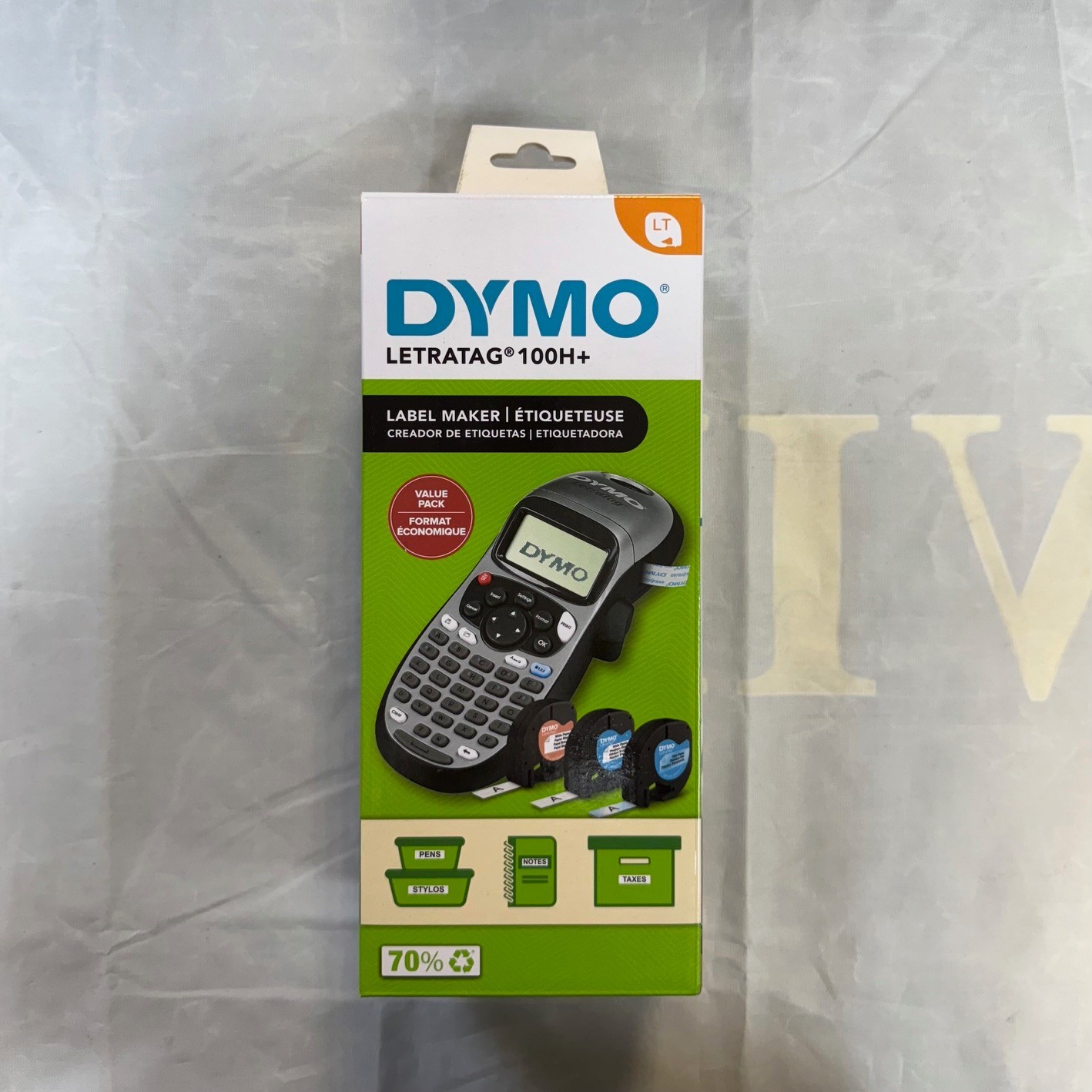8 X DYMO LetraTag 100H+ Label Maker Value Pack  (8 PACKS)