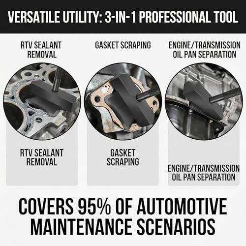 Car Transmissions Engine Oil Pan Separator Tool Gasket Remover Scraper Tool,