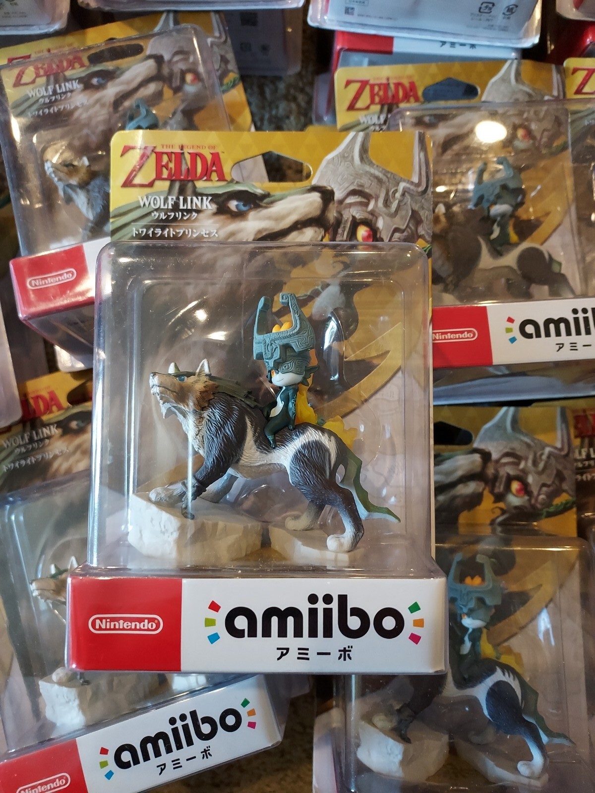 NIB!Japanese Nintendo Wolf Link Legend of Zelda Twilight Princess Amiibo Wii U
