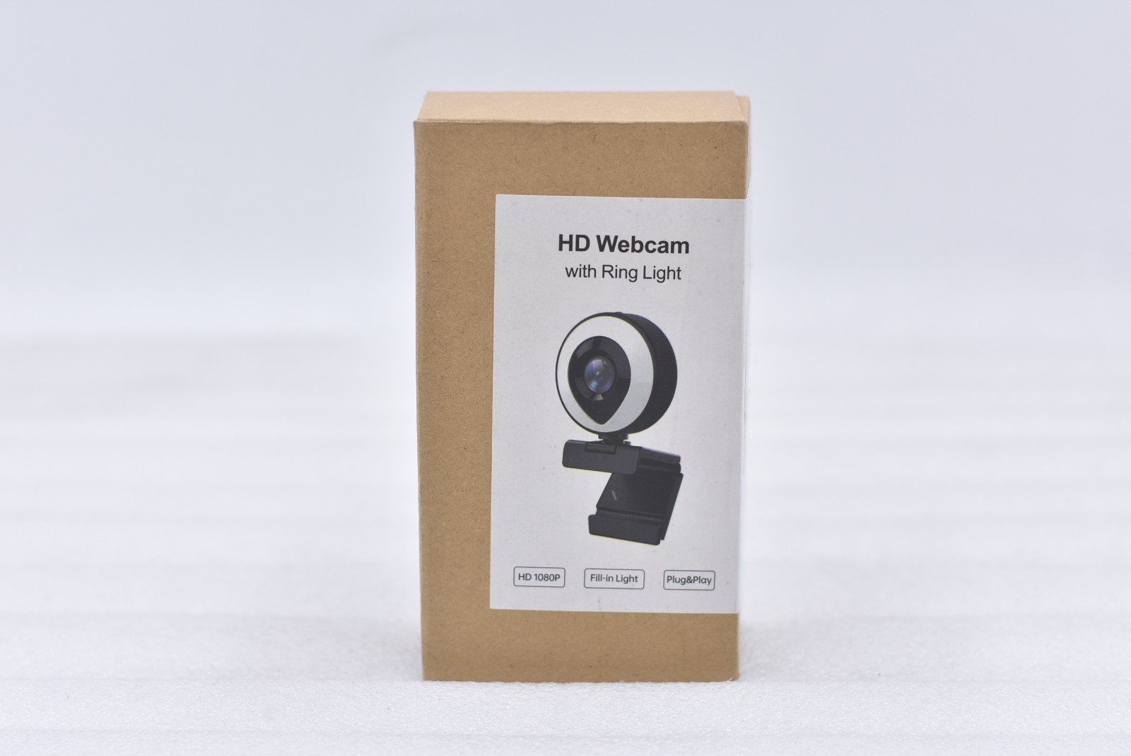 CaseCube HD Webcam w/ Ring Light - Black