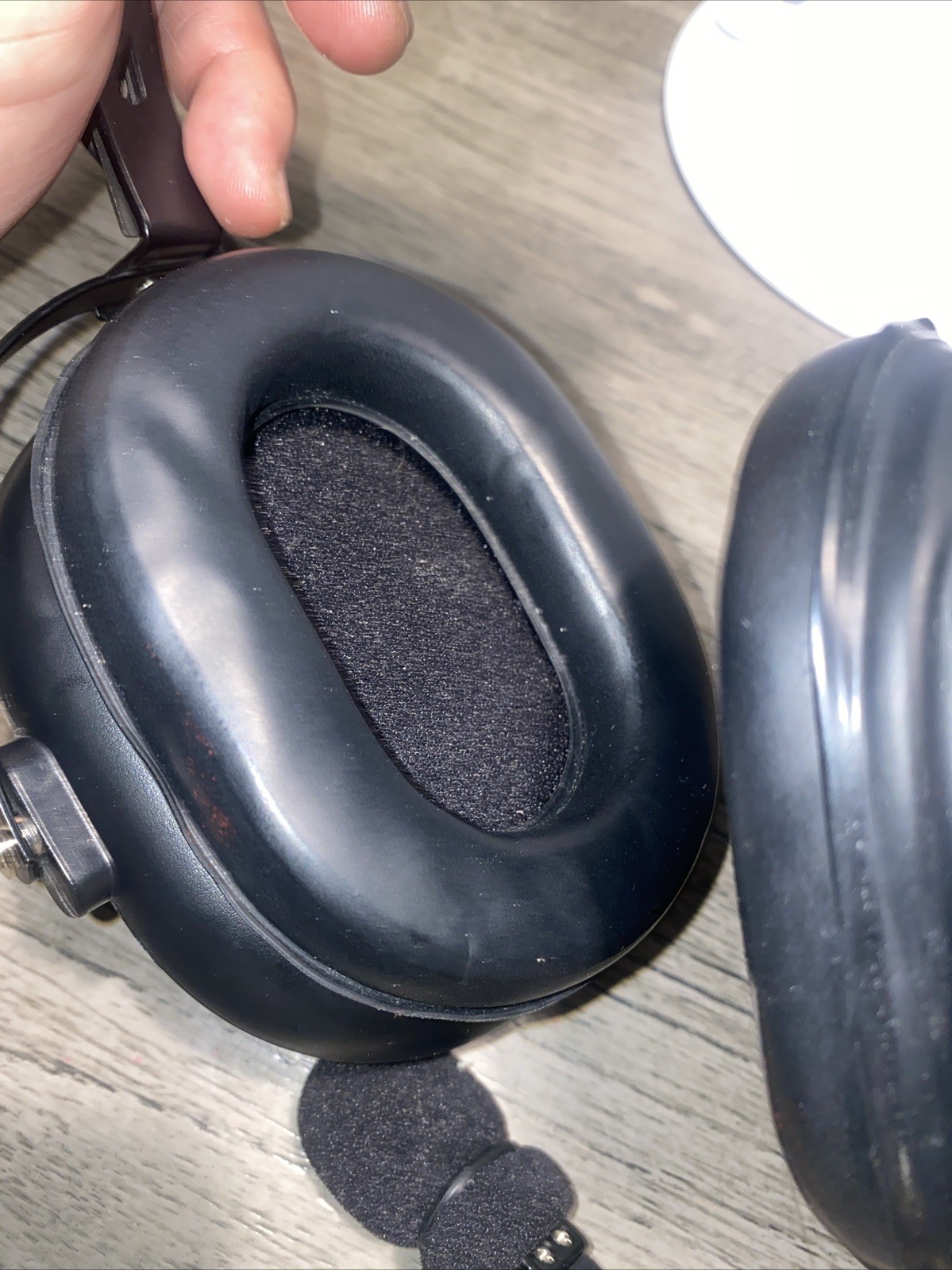 Flightcom Aviation Headset with Mic Untested As Is Very Good Conditon