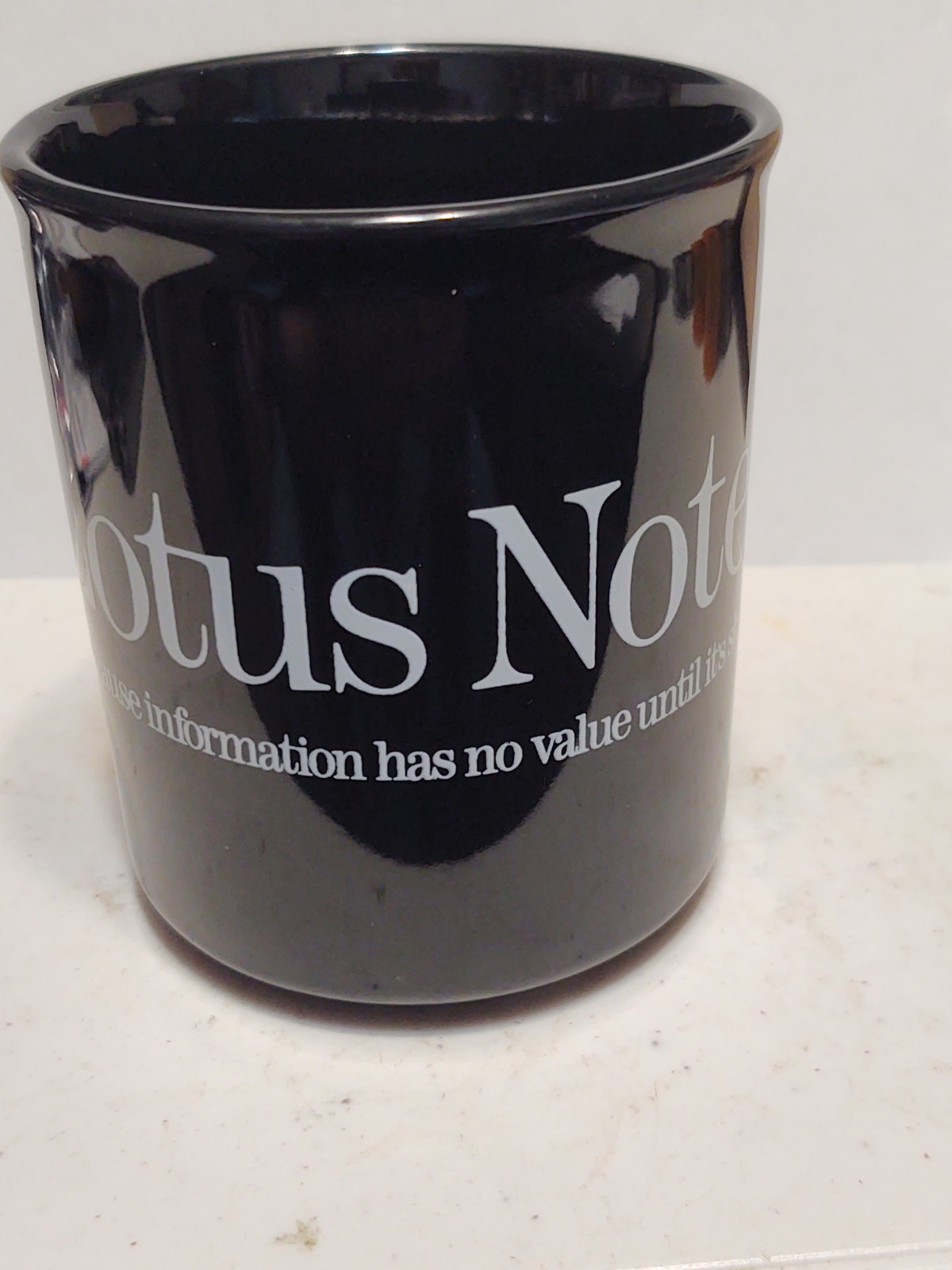 Lotus Notes Ceramic Coffee/Tea  Mug Cup Vintage 1990s