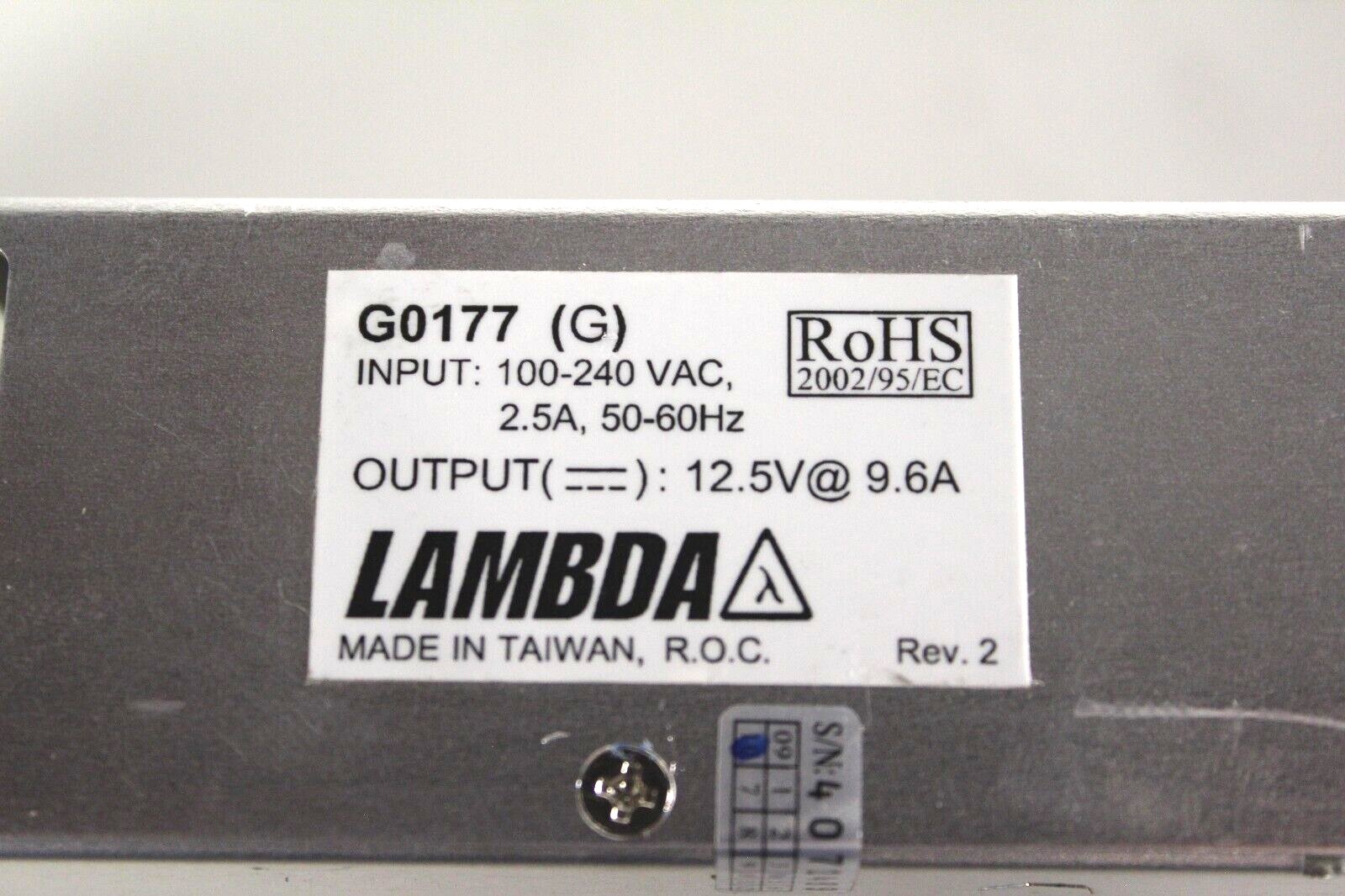 G0177 12.5V @ 9.6A PSU SCS120PW-12, G0177 (G) LAMBDA