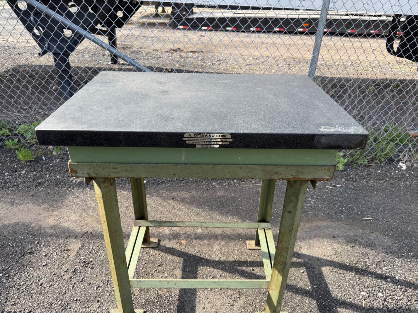 A. Ottavino Corp. Granite Surface Plate