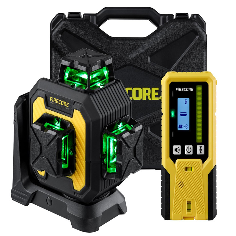 Firecore Laser Level Receiver Kit 1/13 High Accuracy Laser Level 360 Self