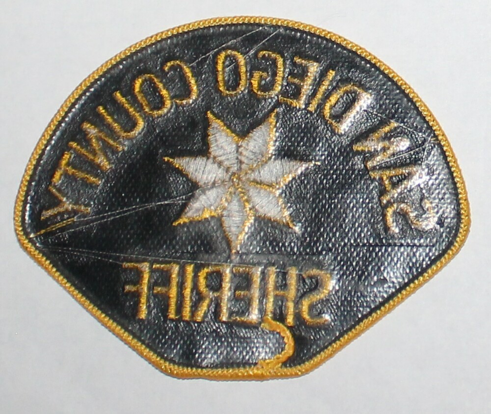 SAN DIEGO COUNTY SHERIFF California CA Co SD SO patch