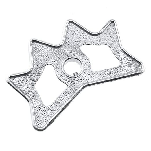 RLECS Billiard Bridge Head Silver Aluminium Alloy Slip-On Moosehead Bridge