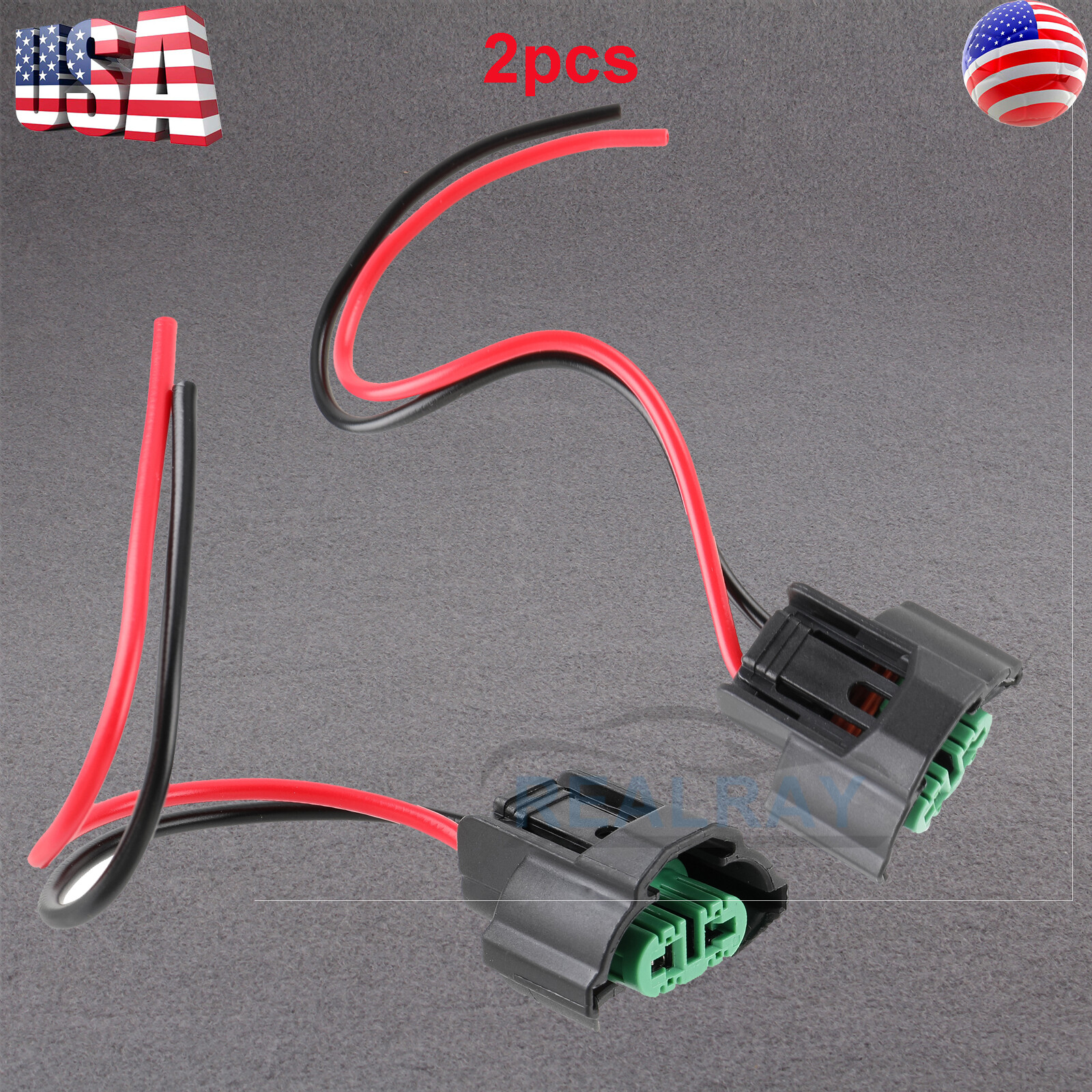 Wire Pigtail Female Y H9 Two Harness Head Light High Beam Socket Connector Plug