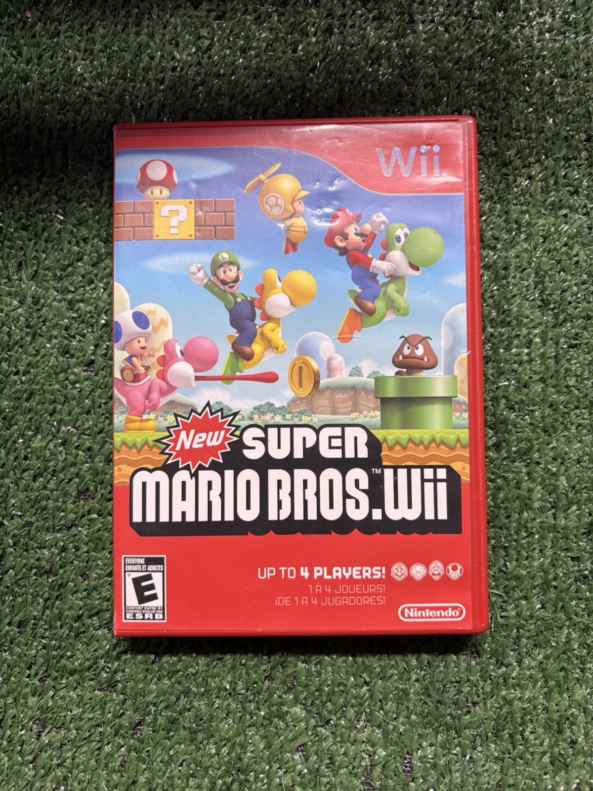 Good Condition Super Mario Bros. Wii 🔥 (2009, Nintendo Wii) **CASE ONLY**