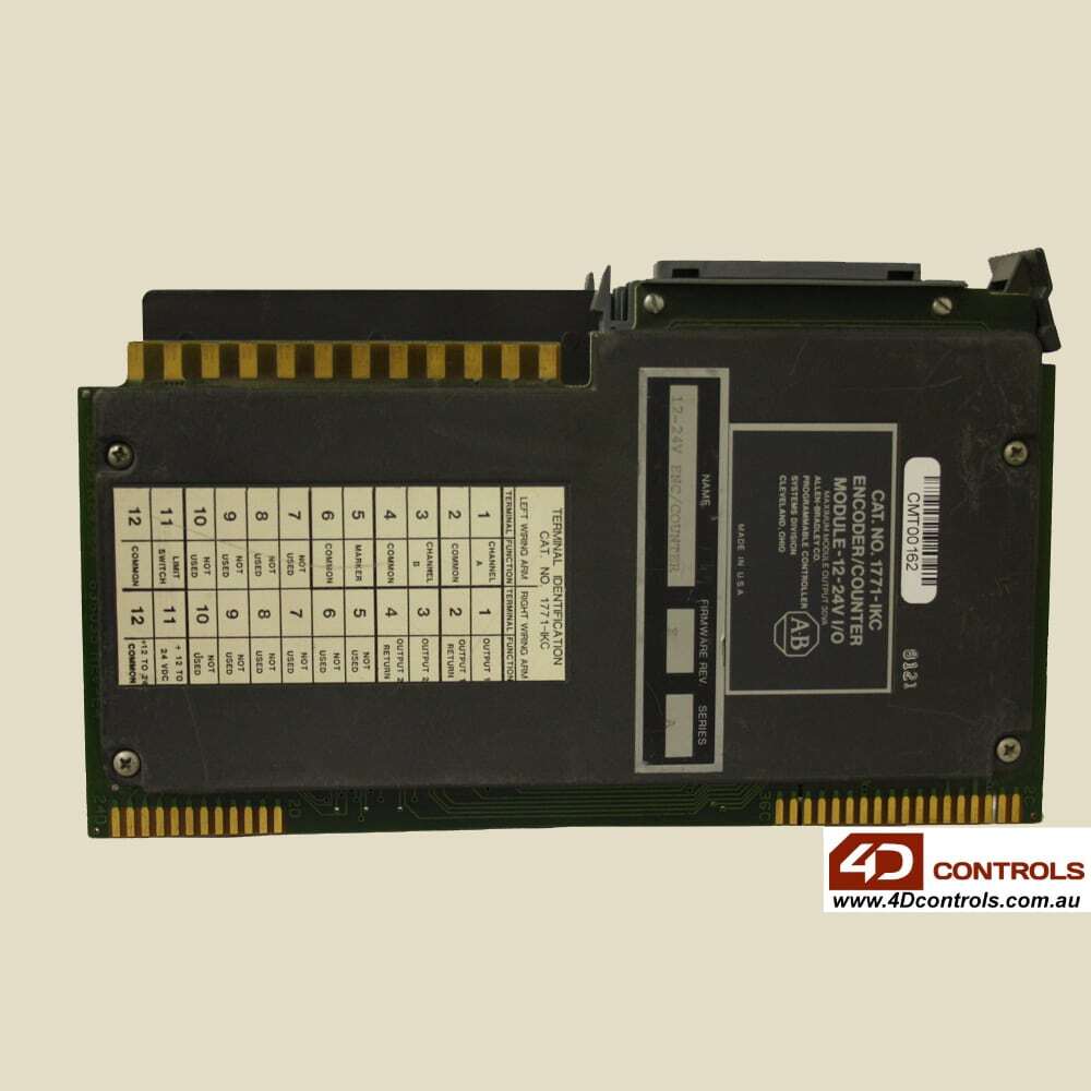 1771-IKC | Allen Bradley | PLC-5, Counter/Encoder Module, 12-24VDC, Used, Ser A