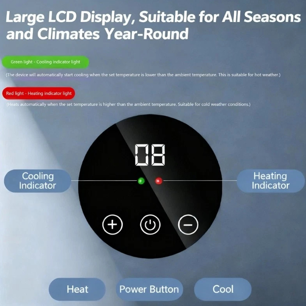 Fridge Portable Diabetic Cooling Box Cooling Case with Temperature Display