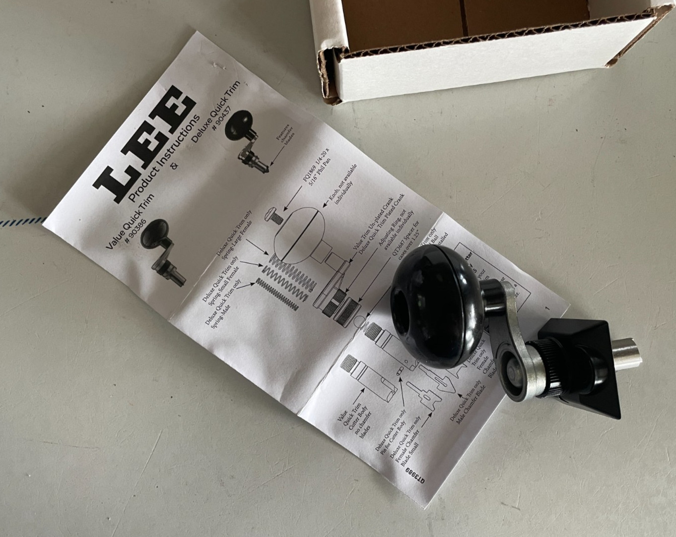 Lee Value Quick Trim Case Trimmer 90436