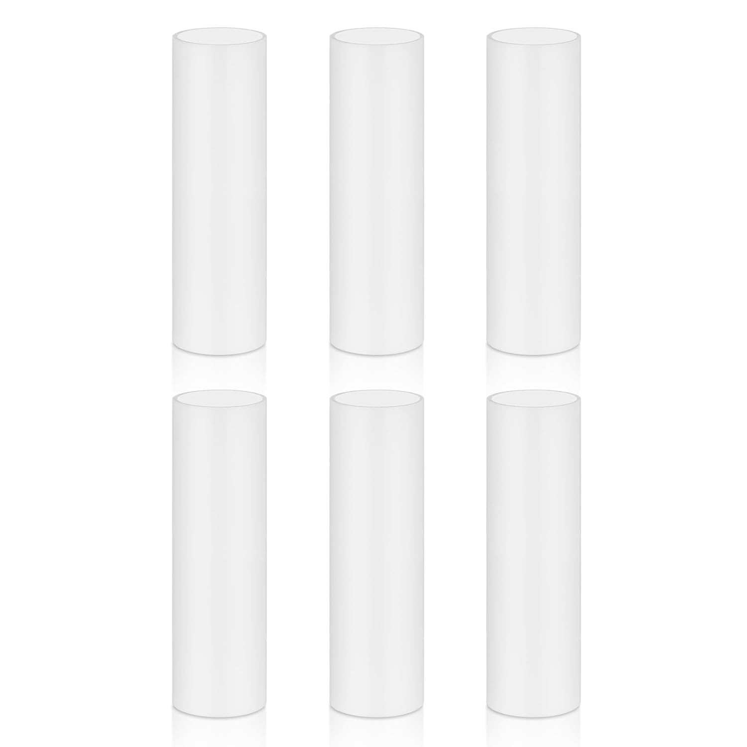 3 Inch Tall White Plastic Candle Covers Sleeves,Chandelier Socket