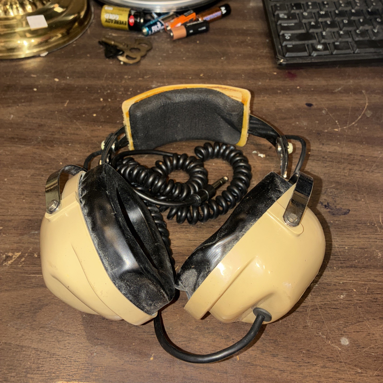 David Clark 200 General Aviation Headset Headphones for Repair, UNTESTED