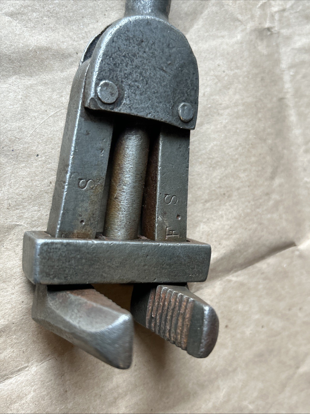Very Early F.S. Adjustable Basin Wrench Clean Early TRIMO?